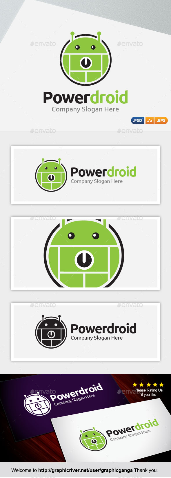 Powerdroid - Symbols Logo Templates