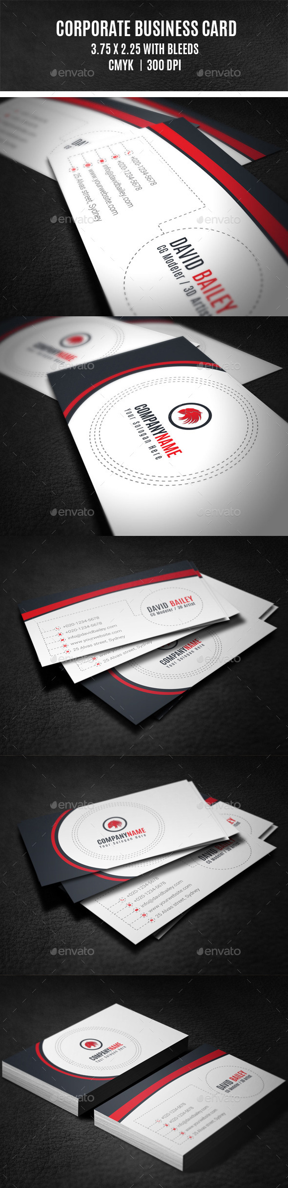 Corporate Business Card - Corporate Business Cards