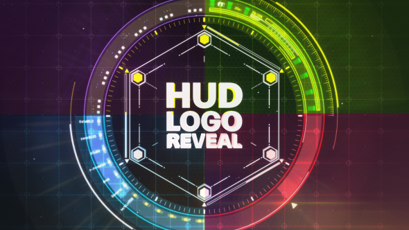 HUDGUI Logo Reveal - VideoHive 8794886