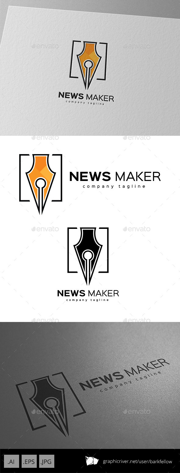 Content Writer Logo Design - Symbols Logo Templates