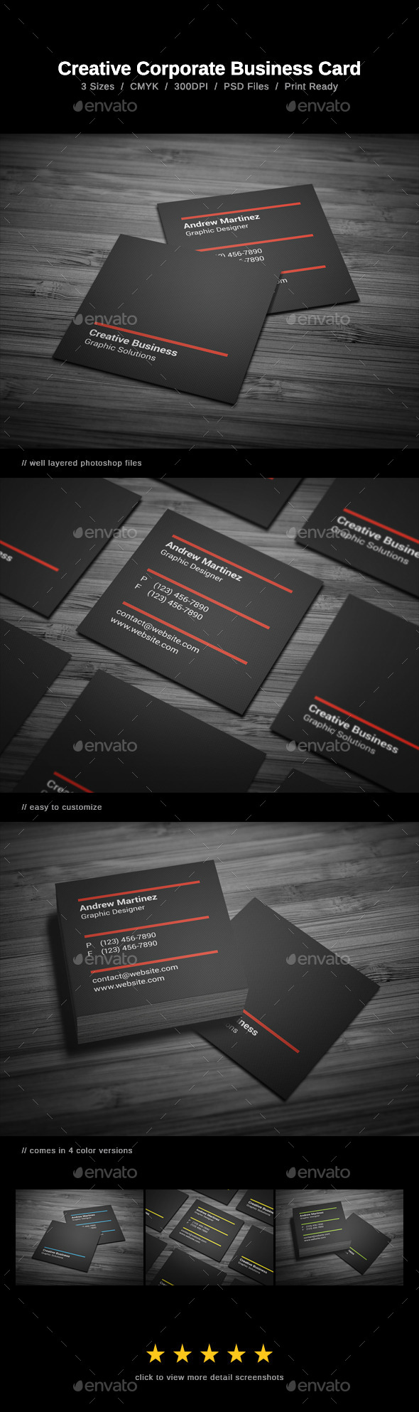 Creative Business Card - Business Cards Print Templates