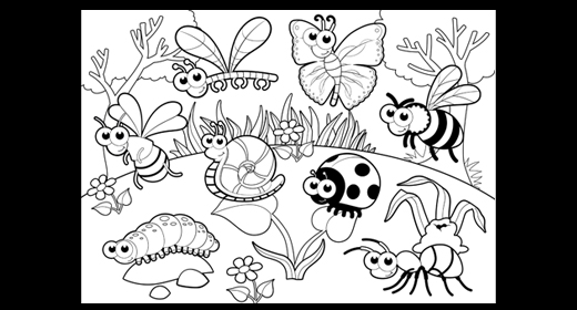 BLACK & WHITE Illustrations