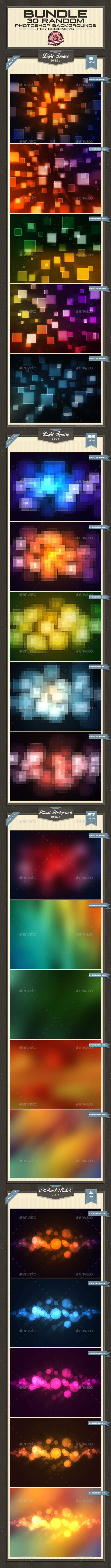 Random Backgrounds Bundle - Backgrounds Graphics