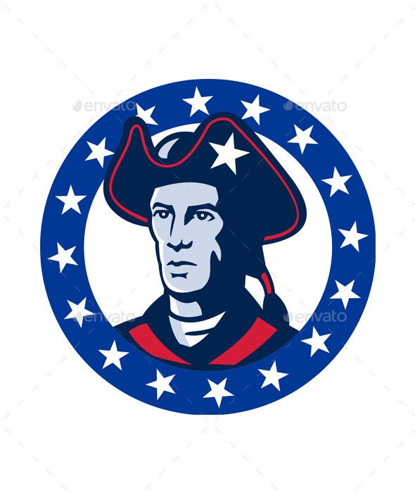 American Patriot Minuteman - People Characters