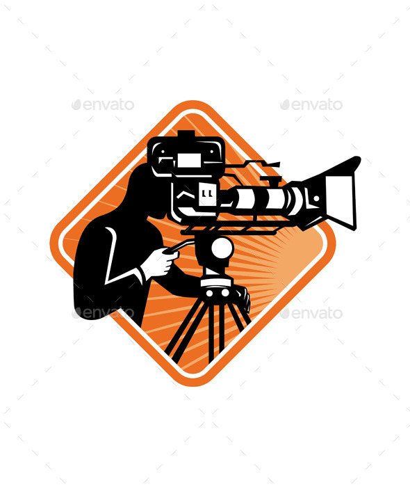Cameraman Filming - People Characters