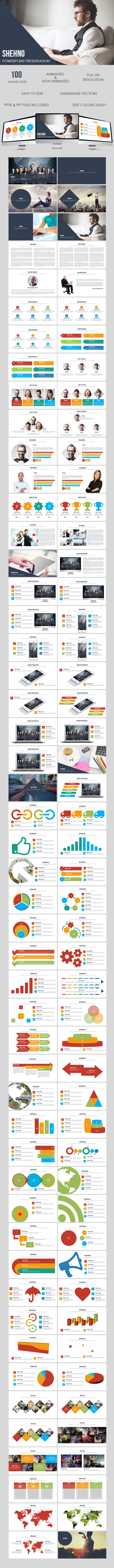 Shehno - Multipurpose Presentation Template - Business PowerPoint Templates