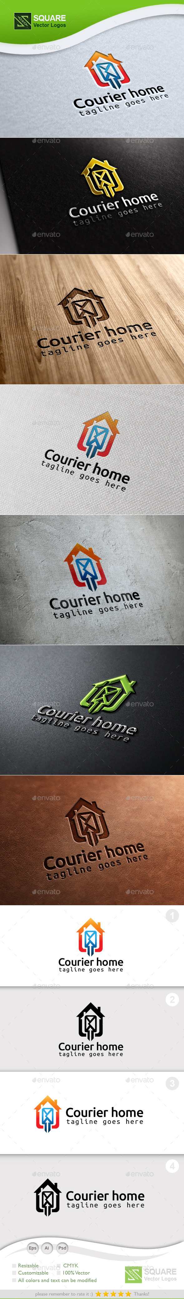 Courier Spot Custom Logo Template - Symbols Logo Templates