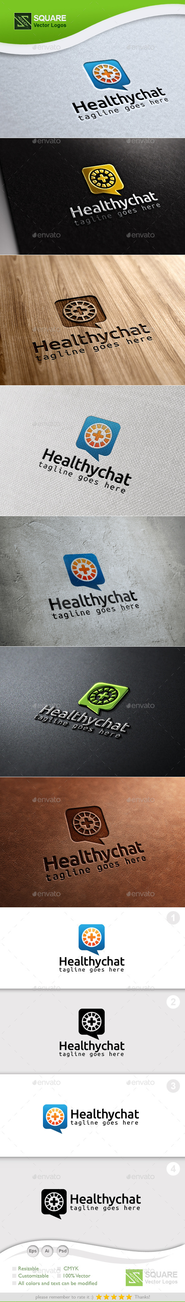 Healthy Chatter Custom Logo Logo Template - Symbols Logo Templates