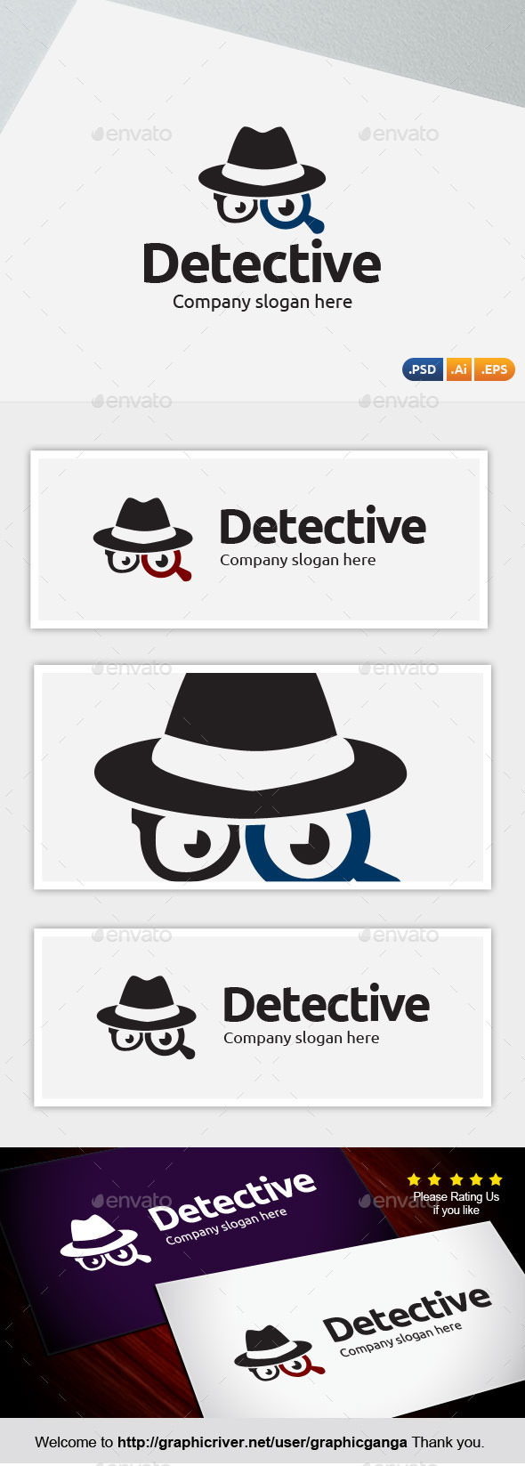 Detective - Abstract Logo Templates