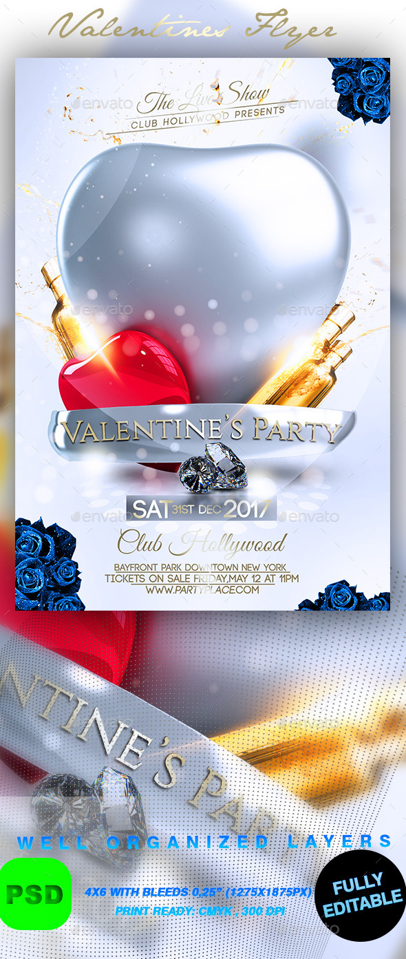 Valentines Flyer - Events Flyers