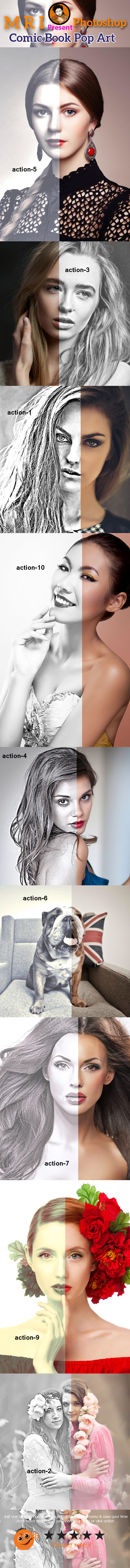 B&W HDR Action - Actions Photoshop