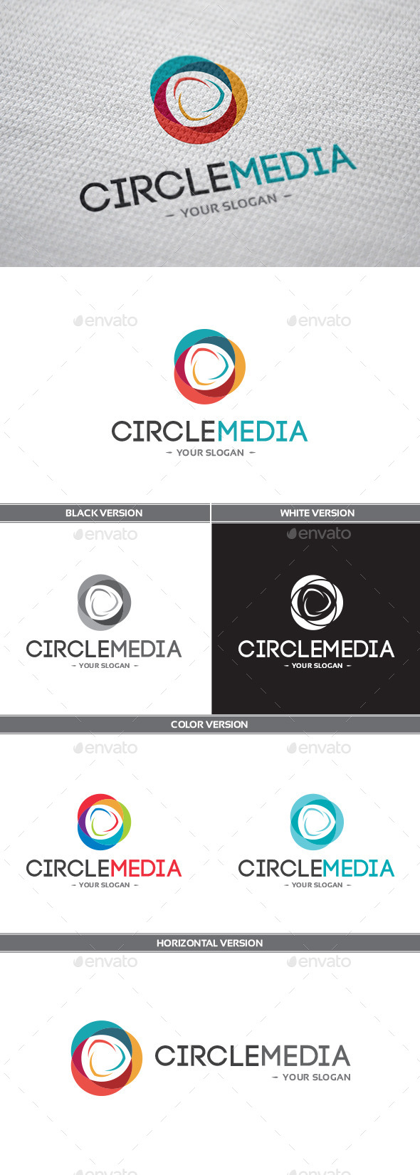 CircleMedia Logo - Symbols Logo Templates