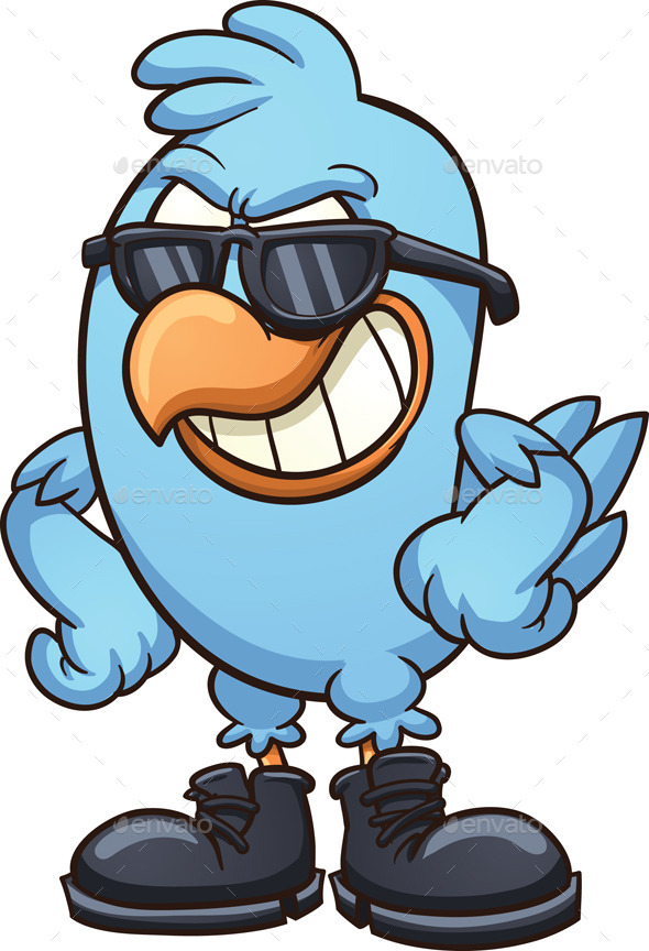 Cool Bird - Animals Characters