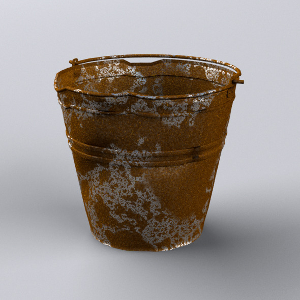 Crumpled Bucket - 3DOcean Item for Sale
