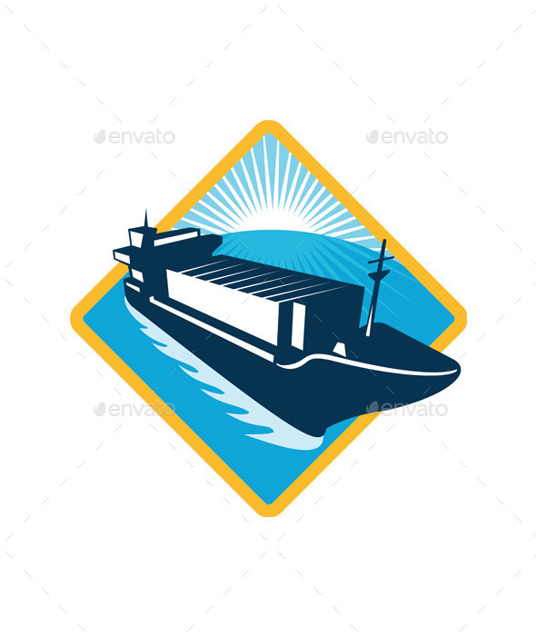 Container Ship Retro Diamond - People Characters