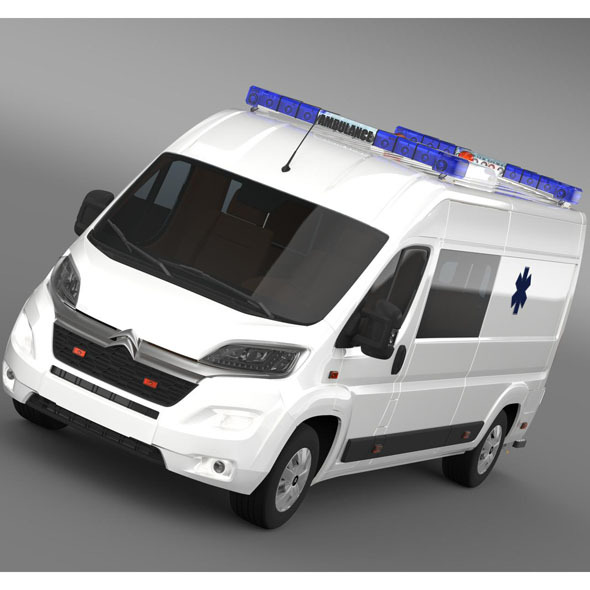 Citroen Jumper Ambulance - 3Docean 9936171