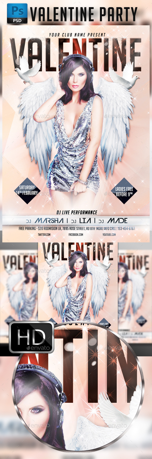 Valentines - Clubs & Parties Events