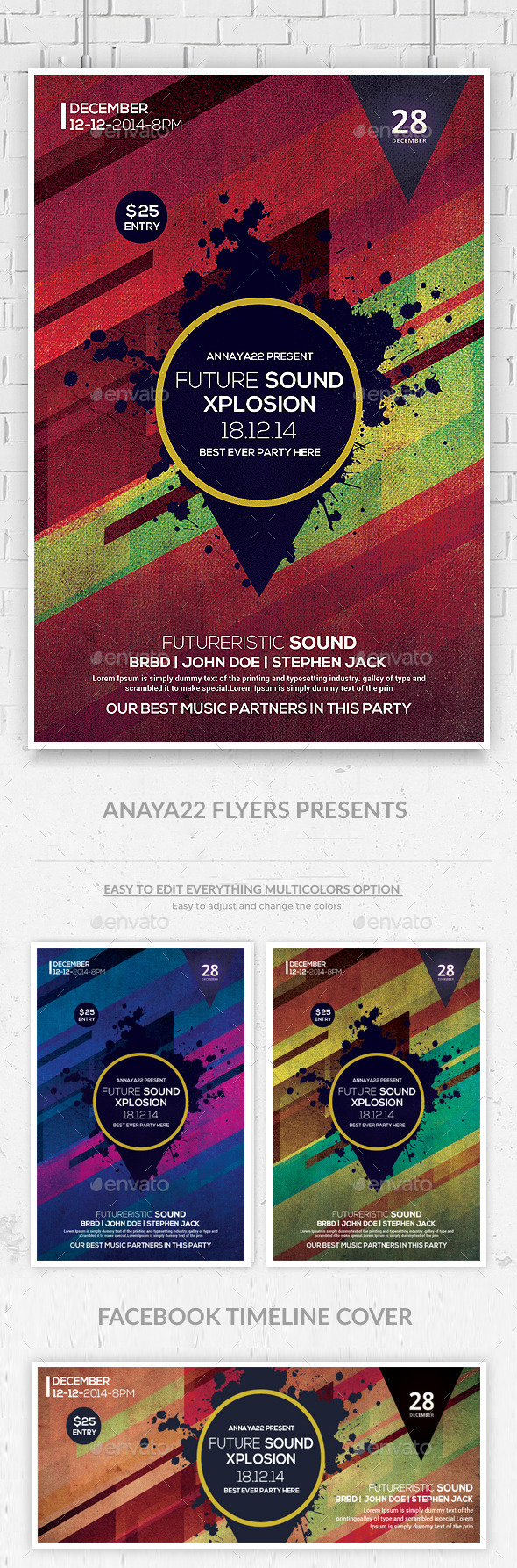 Future Sound Flyer Templates - Clubs & Parties Events