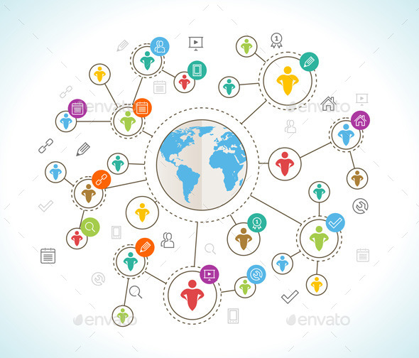 Social Network - People Characters