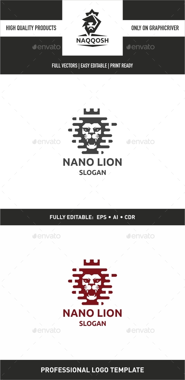 Nano Lion - Logo Templates