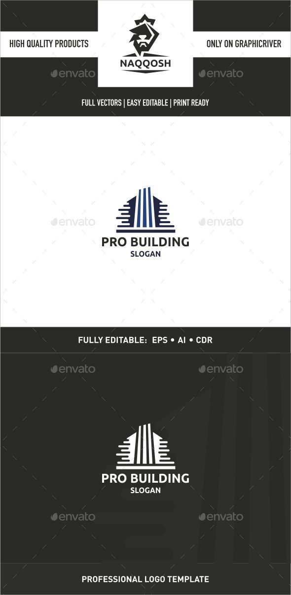 Pro Building - Buildings Logo Templates