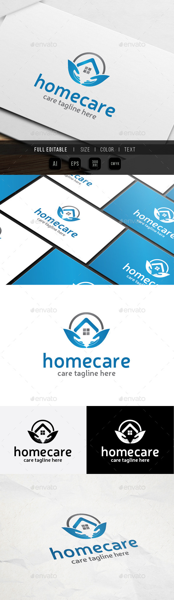 Homeless Charity - Homecare Logo - Abstract Logo Templates