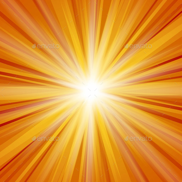Orange Sunlight - Backgrounds Decorative