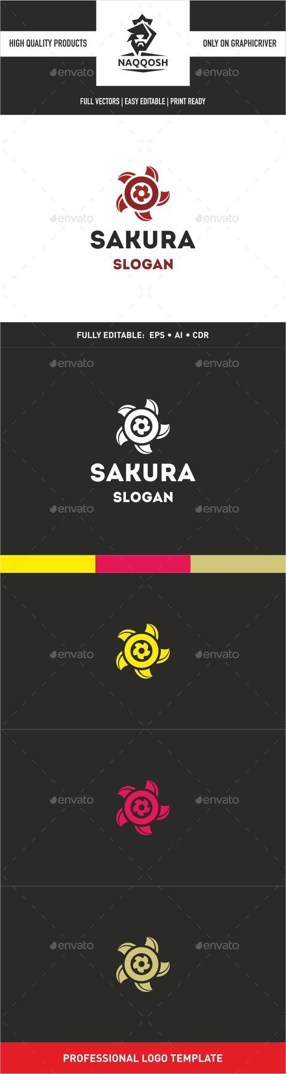 Sakura - Abstract Logo Templates