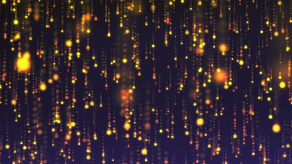 abstract background for celebration Golden dust and glowing spark