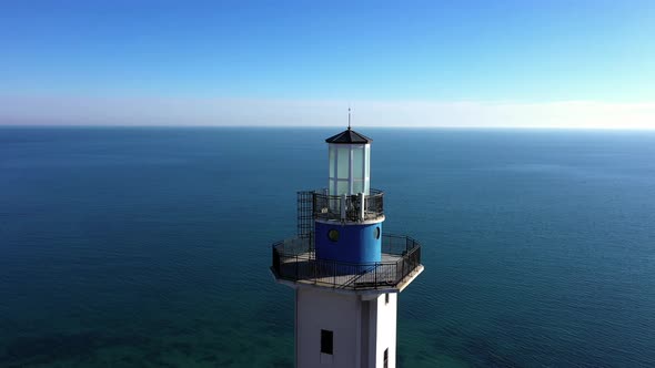Closeup of  lighthouse