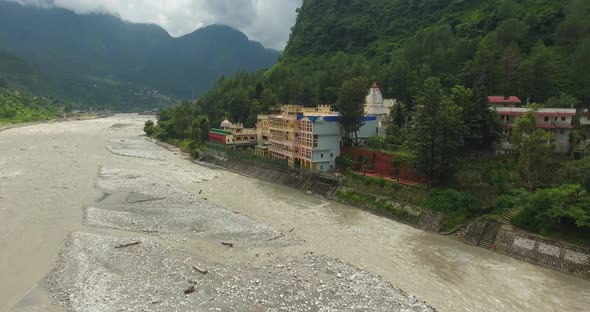 River Ganges in Himalayas.