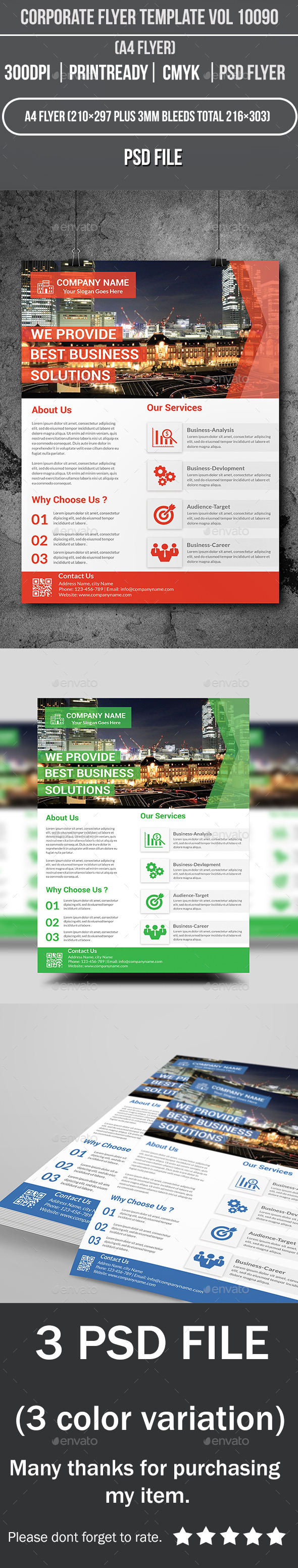 Corporate Flyer Template Vol 10090 - Corporate Flyers