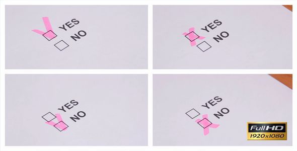 Choice Of Yes Or No