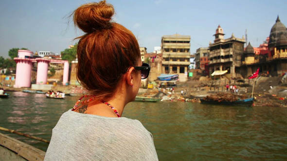 Boat Trip At Varanasi, India