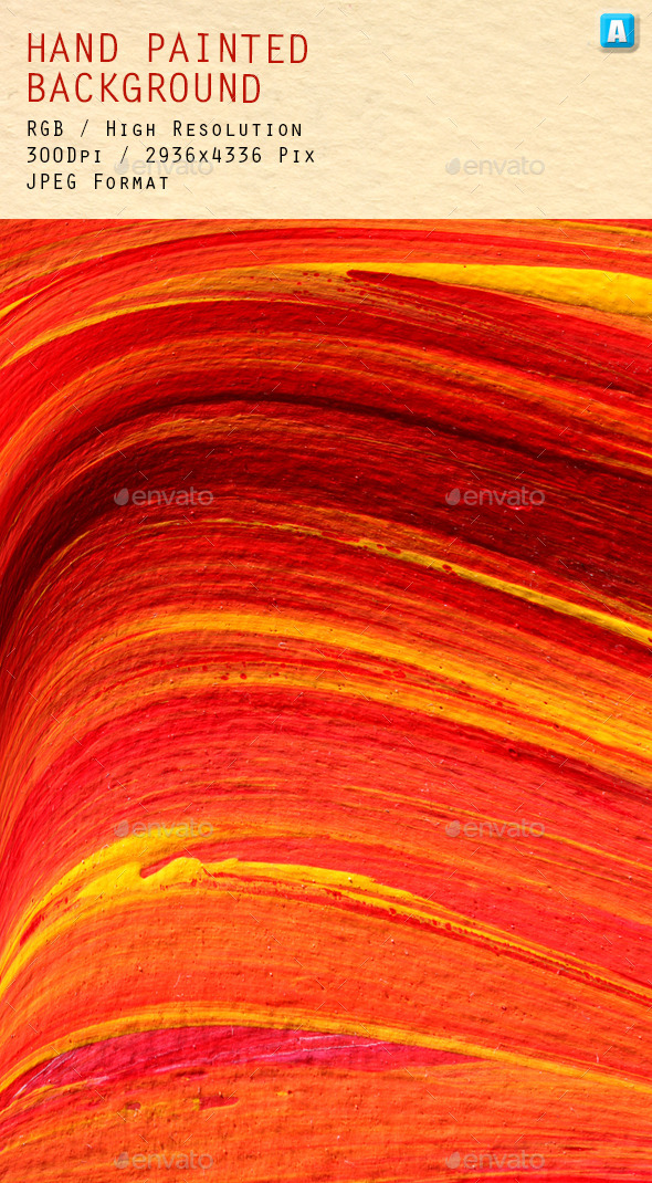Hand Painted Background 0023 - Art Textures