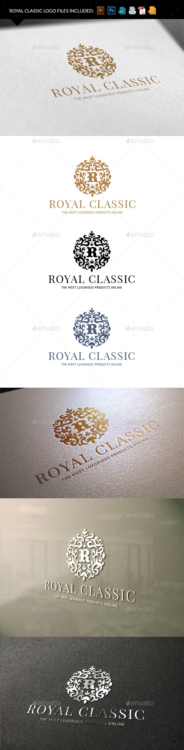 Royal Classic - Crests Logo Templates