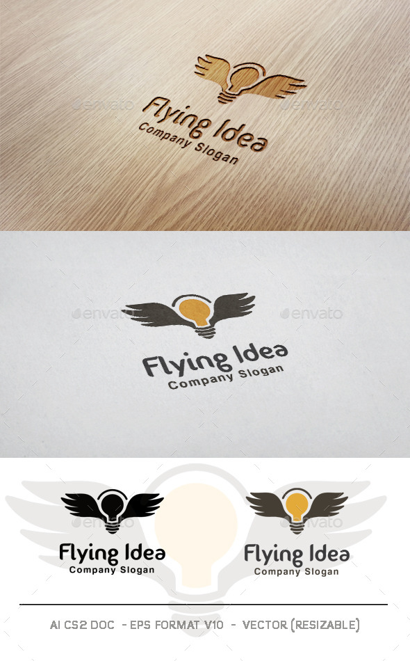 Flying Idea Logo - Symbols Logo Templates