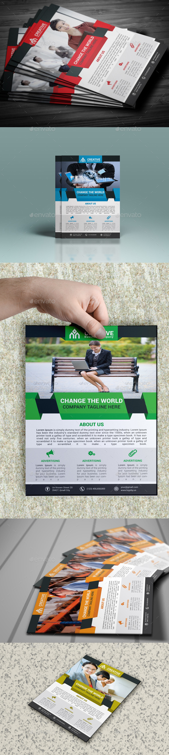 Creative Corporate Business Flyer - Flyers Print Templates