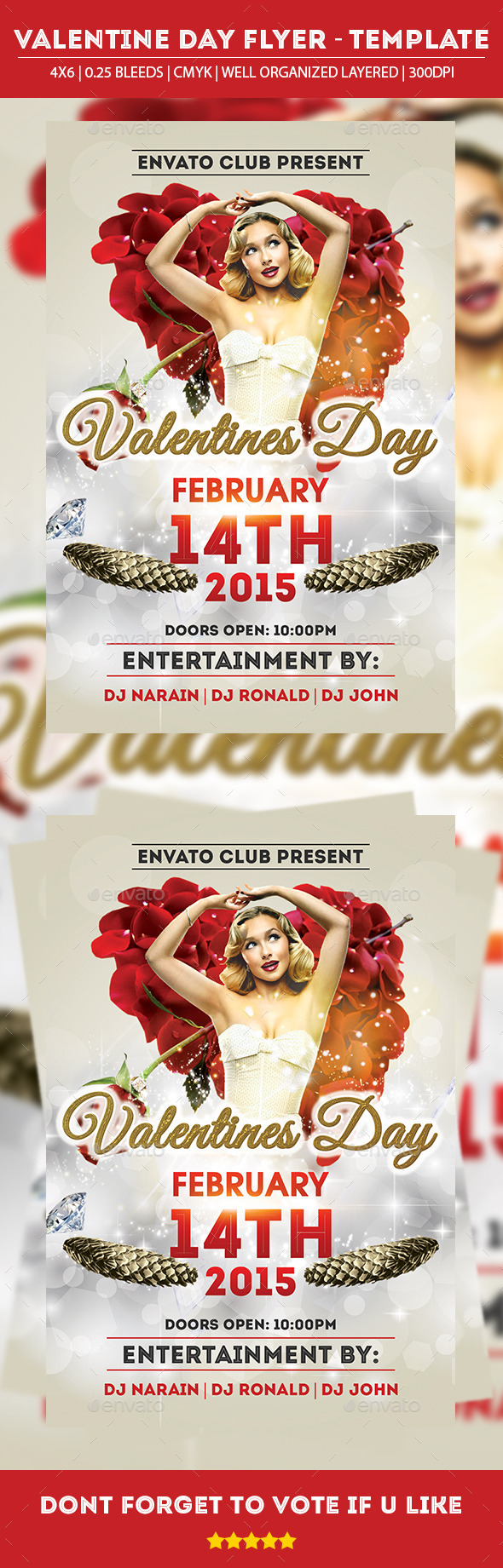 Valentine Day Party Flyer - Clubs & Parties Events