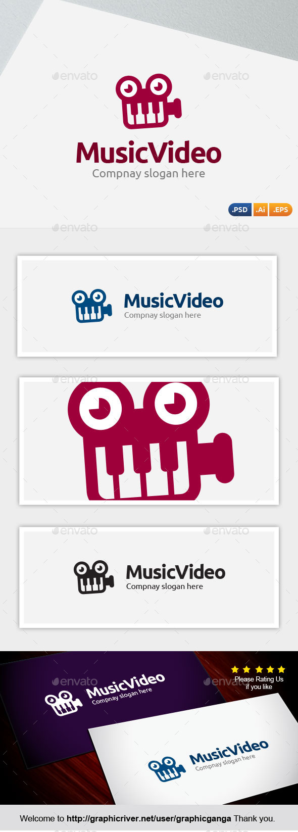 Music Video - Abstract Logo Templates