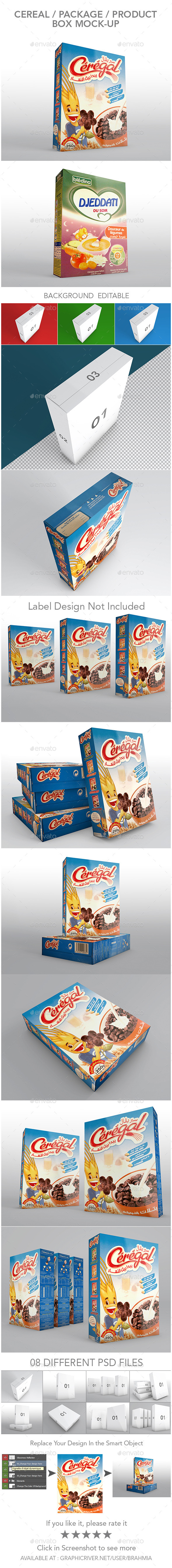 Package & Product Box Mockup - Miscellaneous Print