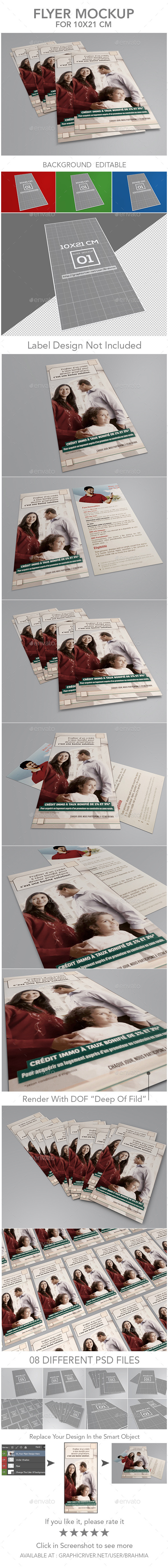 Flyer Mockup - Print Product Mock-Ups