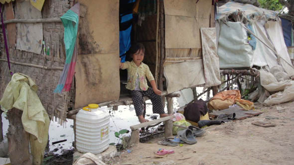 Slums at Phnom Penh City Dumping Area 50