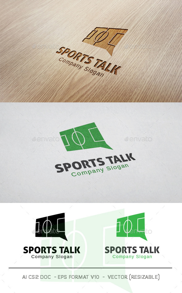Sports Talk Logo - Objects Logo Templates