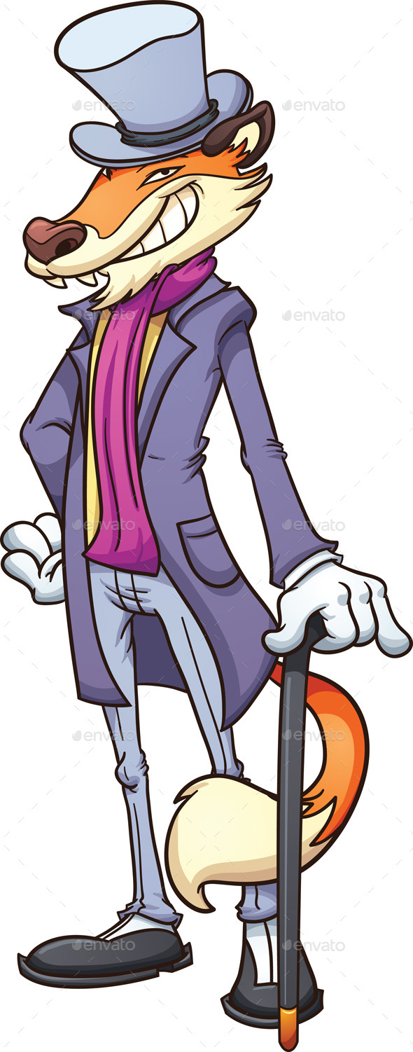Cartoon Fox - Animals Characters