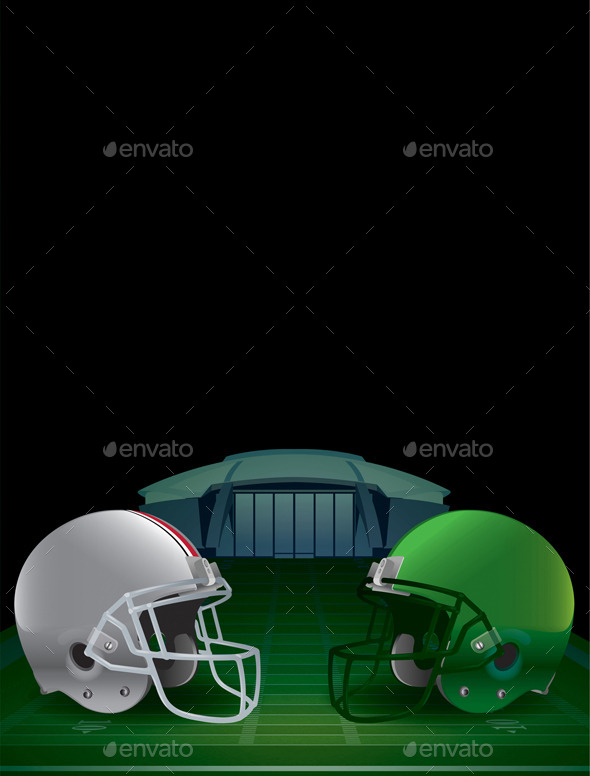 American Football Championship Illustration - Sports/Activity Conceptual