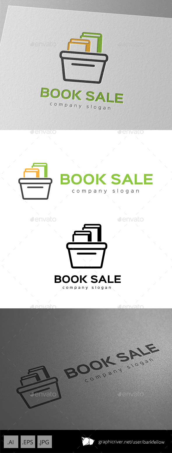 Book Sale Logo - Symbols Logo Templates