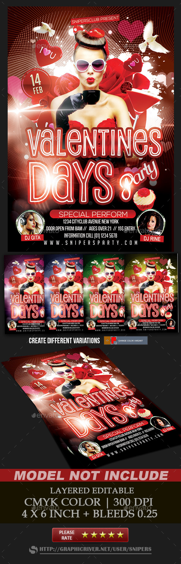 Valentines Days - Events Flyers