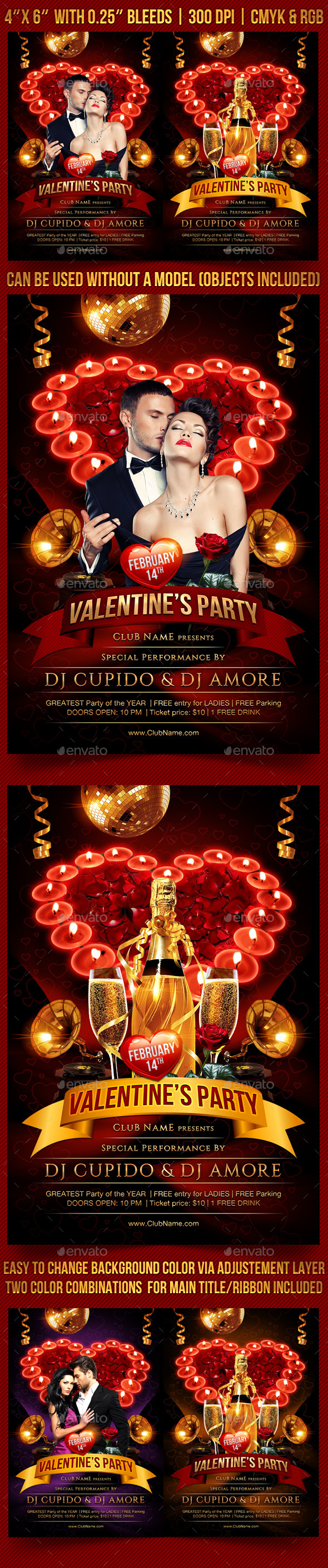 Valentines Day Party Flyer