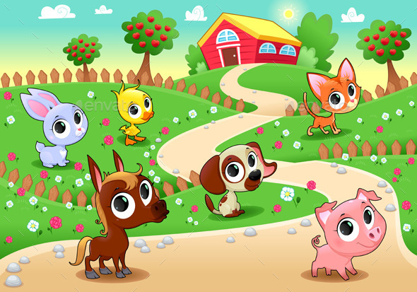 Farm Animals - Animals Characters